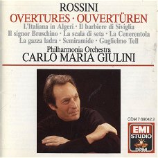 Carlo Maria Giulini ‎ - Rossini*, Philharmonia Orchestra, Carlo Maria Giulini ‎– Rossini Overtures