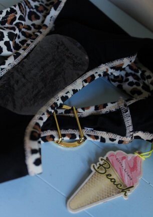 Bikinibroekje panterprint - River Island - maat 38 - Afbeelding 4