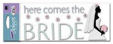 SALE NIEUW Jolee's Boutique Title Wave Sticker Here Comes The Bride.