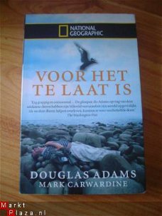 Voor het te laat is door Douglas Adams en M. Carwardine