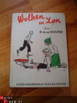 Wolken en zon door P.A. de Rover - 1