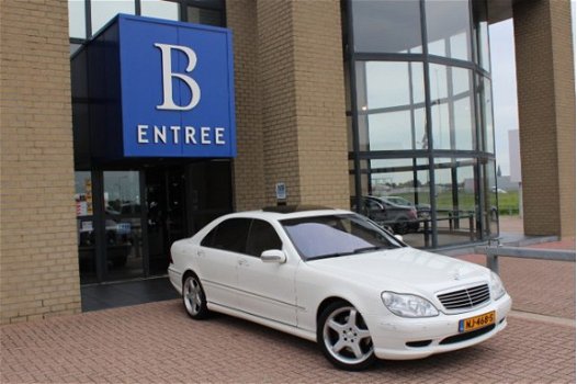 Mercedes-Benz S-klasse - 55 AMG LANG SCHUIFD-NAVI-XENON-KEYLESS-COMPLEET - 1