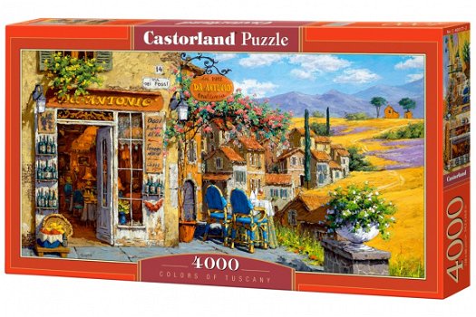 Castorland - Colors of Tuscany - 4000 Stukjes Nieuw - 2