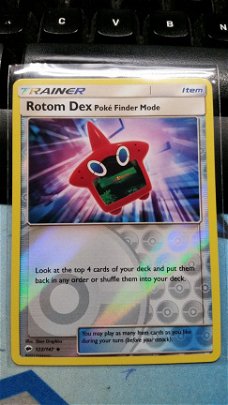 Rotom Dex Poke Finder Mode   122/147 (reverse) sm burning shadows