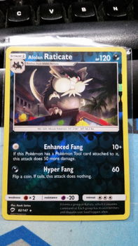 Alolan Raticate 82/147 (reverse) sm burning shadows - 1