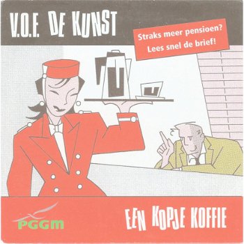 V.O.F. De Kunst ‎– Een Kopje Koffie 1 Track CDSingle - 1
