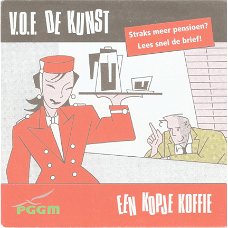 V.O.F. De Kunst  ‎– Een Kopje Koffie 1 Track CDSingle