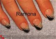 Design STROOK stickers Panter kant lace nail art zwart wit - 1 - Thumbnail