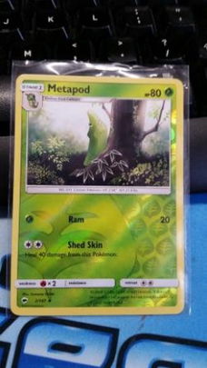 Metapod  2/147 Uncommon (reverse)  sm burning shadows