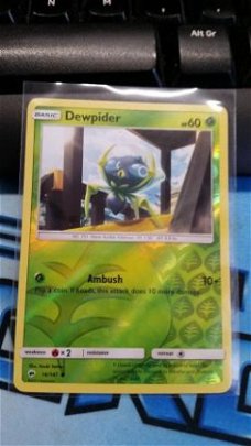 Dewpider  14/147 Common (reverse)  sm burning shadows