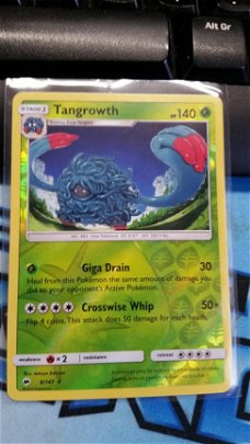 Tangrowth  8/147 Rare  (reverse) sm burning shadows