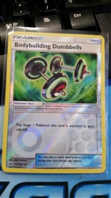 Bodybuilding Dumbbells  113/147 Uncommon (reverse) sm burning shadows