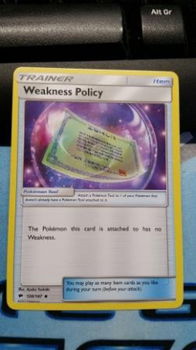 Weakness Policy 126/147 Uncommon sm burning shadows - 1