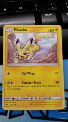 Pikachu  40/147 Common  sm burning shadows