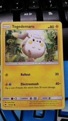 Togedemaru  47/147 Common  sm burning shadows