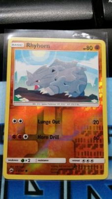 Rhyhorn  65/147 Common (reverse) sm burning shadows