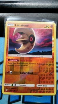 Lunatone 68/147 Uncommon (reverse) sm burning shadows - 1