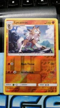 Lycanroc 76/147 Rare (reverse) sm burning shadows - 0