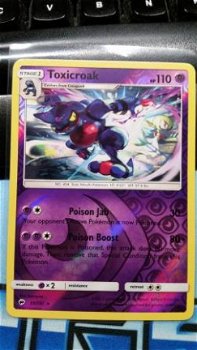 Toxicroak 55/147 Rare (reverse) sm burning shadows - 1