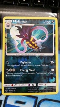 Malamar 90/147 Rare (reverse) sm burning shadows - 1