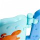 Playpen - grondbox - kunststof ocean blauw 14 panelen - 2 - Thumbnail