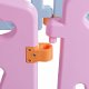 Playpen - grondbox - kunststof roze wit blauw 8 panelen - 7 - Thumbnail