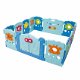 Playpen - grondbox - kunststof ocean blauw 14 panelen - 4 - Thumbnail