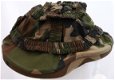 Helm Overtrek, type: M95, M81 Woodland, Korps Mariniers, Koninklijke Marine, maat: M, vanaf 2000. - 3 - Thumbnail