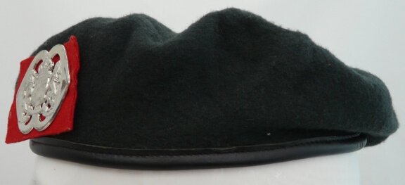 Baret, Petrol, Korps Nationale Reserve, Koninklijke Landmacht, maat: 53, vanaf 2000.(Nr.1) - 2