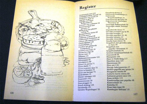 kookboek van Albert Mol, feestelijke hapjes, NIEUW,1986 - 5