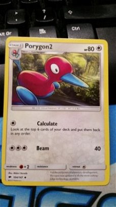 Porygon2  104/147, Uncommon sm burning shadows