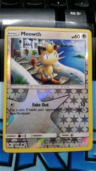 Meowth 101/147 Common (reverse) sm burning shadows - 1