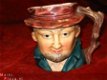 Antieke Engelse beker ca 1880 z.g.n. Toby Jug. - 1 - Thumbnail