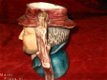 Antieke Engelse beker ca 1880 z.g.n. Toby Jug. - 3 - Thumbnail