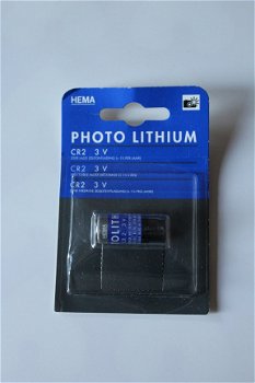 lithium fotobatterij CR2 - 1