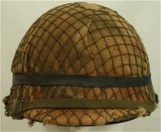 Helm, type: M53 (Troepenhelm), Koninklijke Landmacht, met binnenhelm, 1985.(Nr.1)