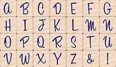 NIEUW Uppercase Sassy Alphabet stempels van Hero Arts