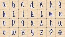 NIEUW Lowercase Sassy Alphabet stempels van Hero Arts