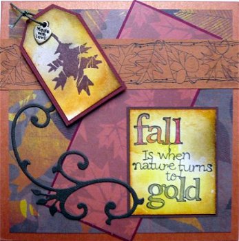 HERFSTkaart 08: Fall is when nature turns to gold - 1