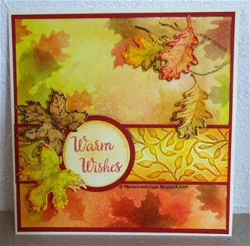 HERFSTkaart 12: Warm wishes - 1