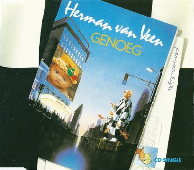 Herman van Veen ‎– Genoeg 2 Track CDSingle - 1