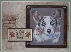 Hondenkaart 23: A house is not a home (Corgi)