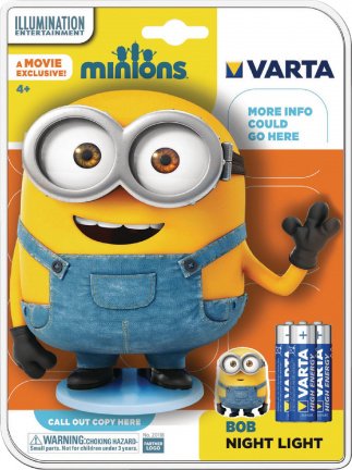 Minions Nachtlamp van Varta op batterij - nr. 1