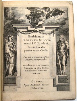 Schoonhovius 1618 Emblemata (1e) 76 gravures - Band Courmont - 5