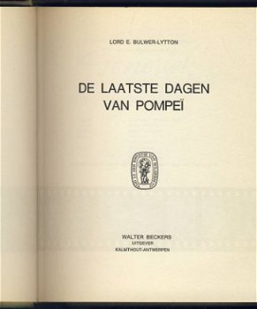 SIR LORD EDWARD BULWER LYTTON**DE LAATSTE DAGEN VAN POMPEÏ** - 2