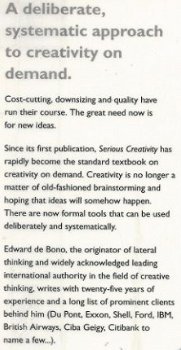 EDWARD DE BONO**SERIOUS CREATIVITY:THINKING TO CREATE IDEAS* - 3