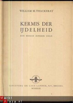 W. M. THACKERAY+KERMIS DER IJDELHEID+1943+VANITY FAIR+LAGE L - 1