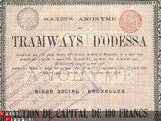TRAMWAYS D'ODESSA**1880**Me ECTORS+BRUXELLES