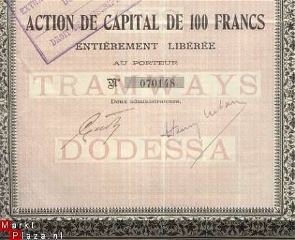 TRAMWAYS D'ODESSA**1880**Me ECTORS+BRUXELLES - 2