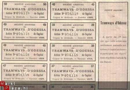 TRAMWAYS D'ODESSA**1880**Me ECTORS+BRUXELLES - 4